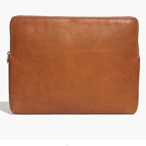 NWT Madewell The Leather Laptop Case